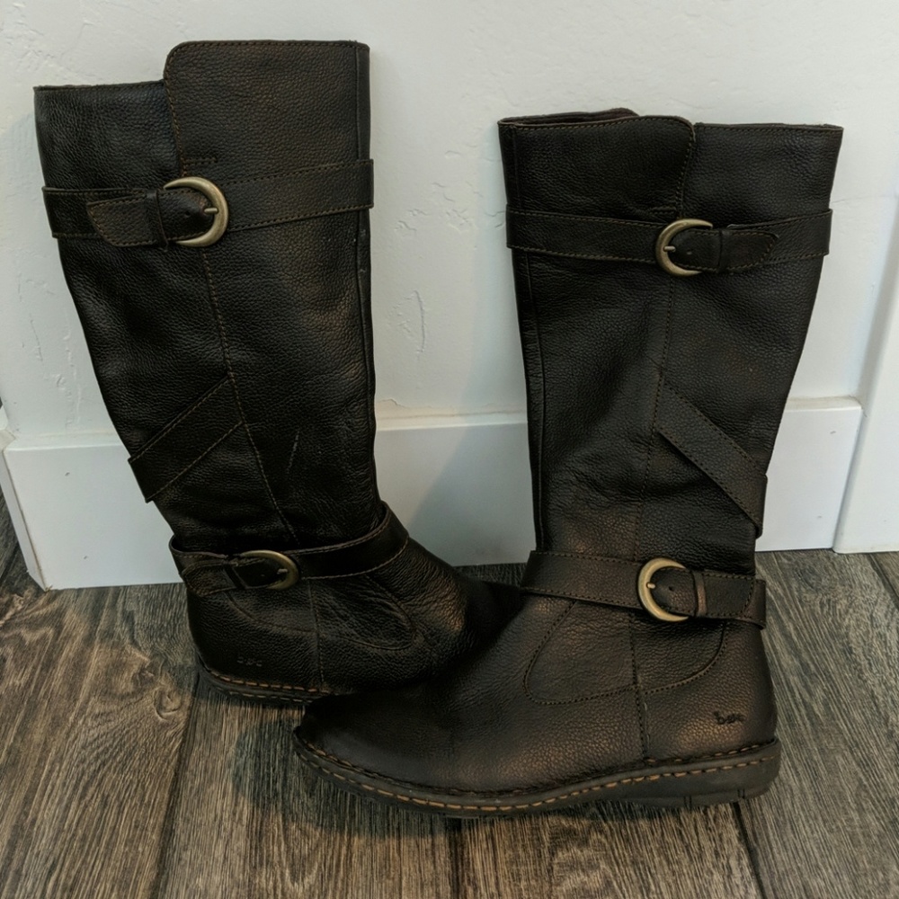 Chocolate Brown Born Riding Boots